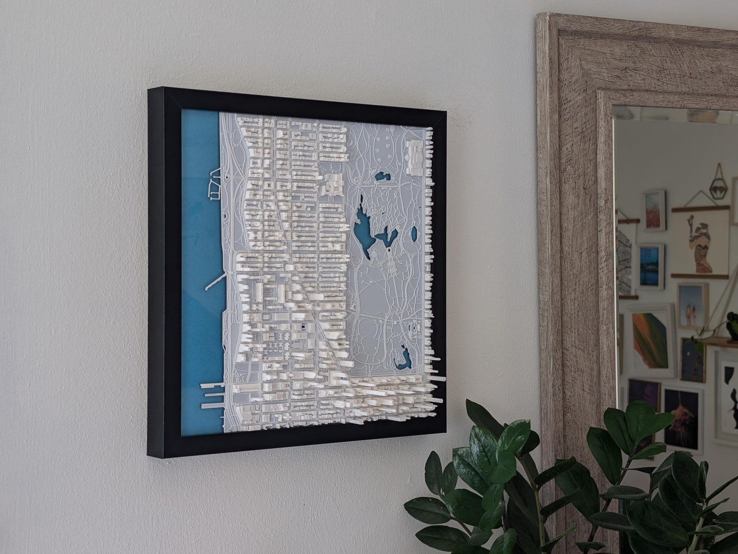 NYC Upper West Side South Half 3D Map