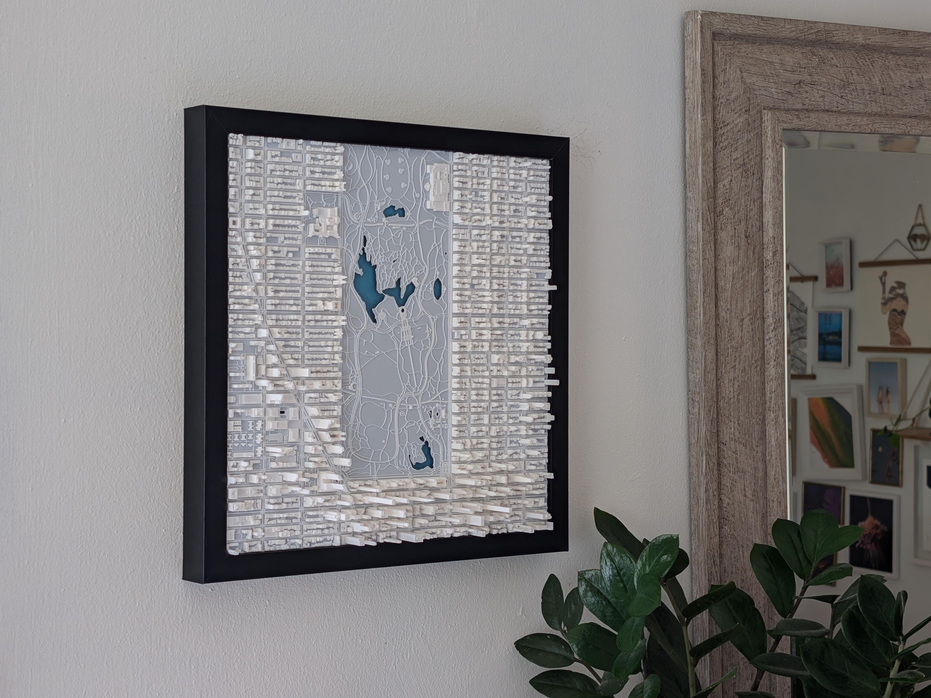 NYC Central Park South Half 3D Map - Premium Edition