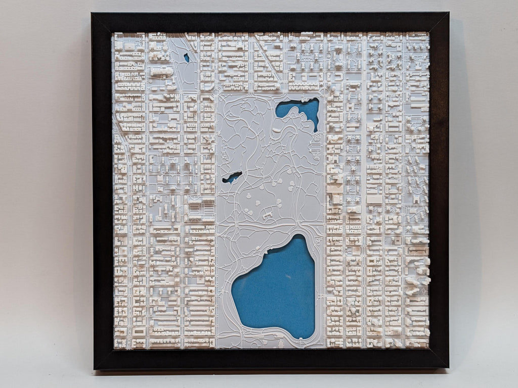 NYC Central Park North Half 3D Map