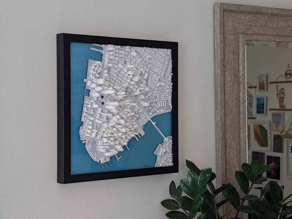 NYC Lower Manhattan 3D Map - Premium Edition