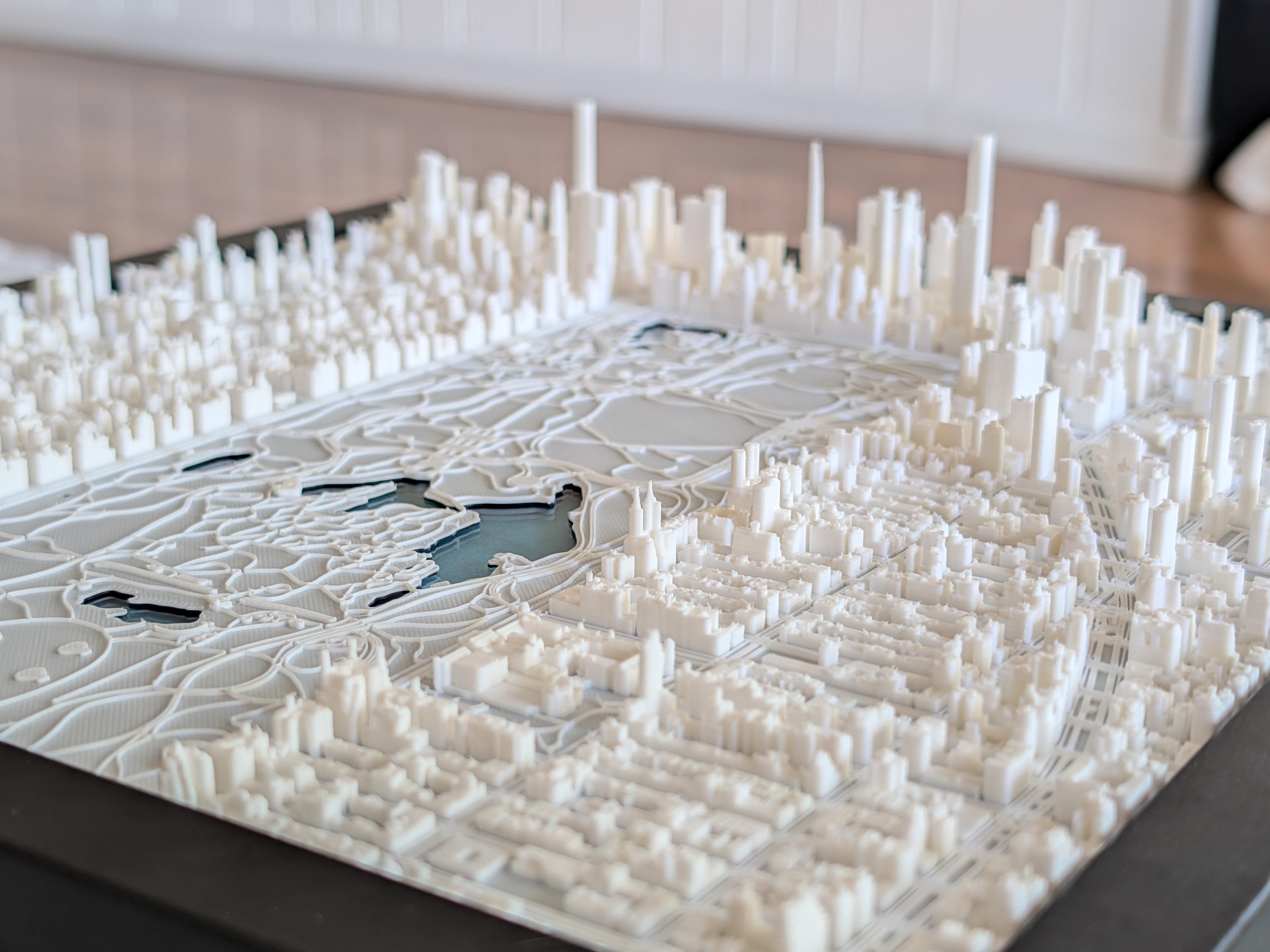 NYC Central Park South Half 3D Map - Premium Edition