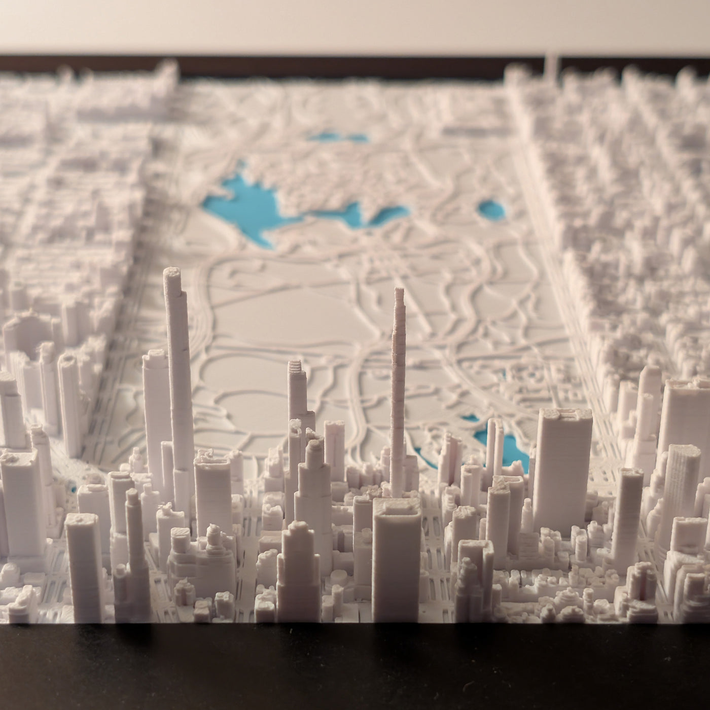 NYC Central Park South Half 3D Map