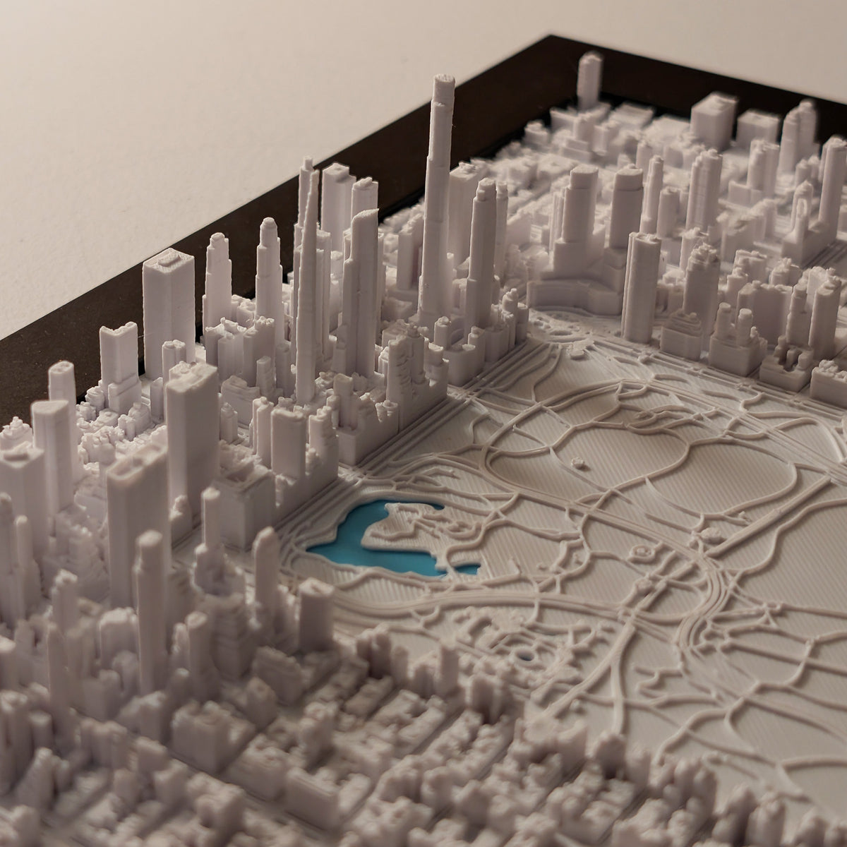 NYC Central Park South Half 3D Map
