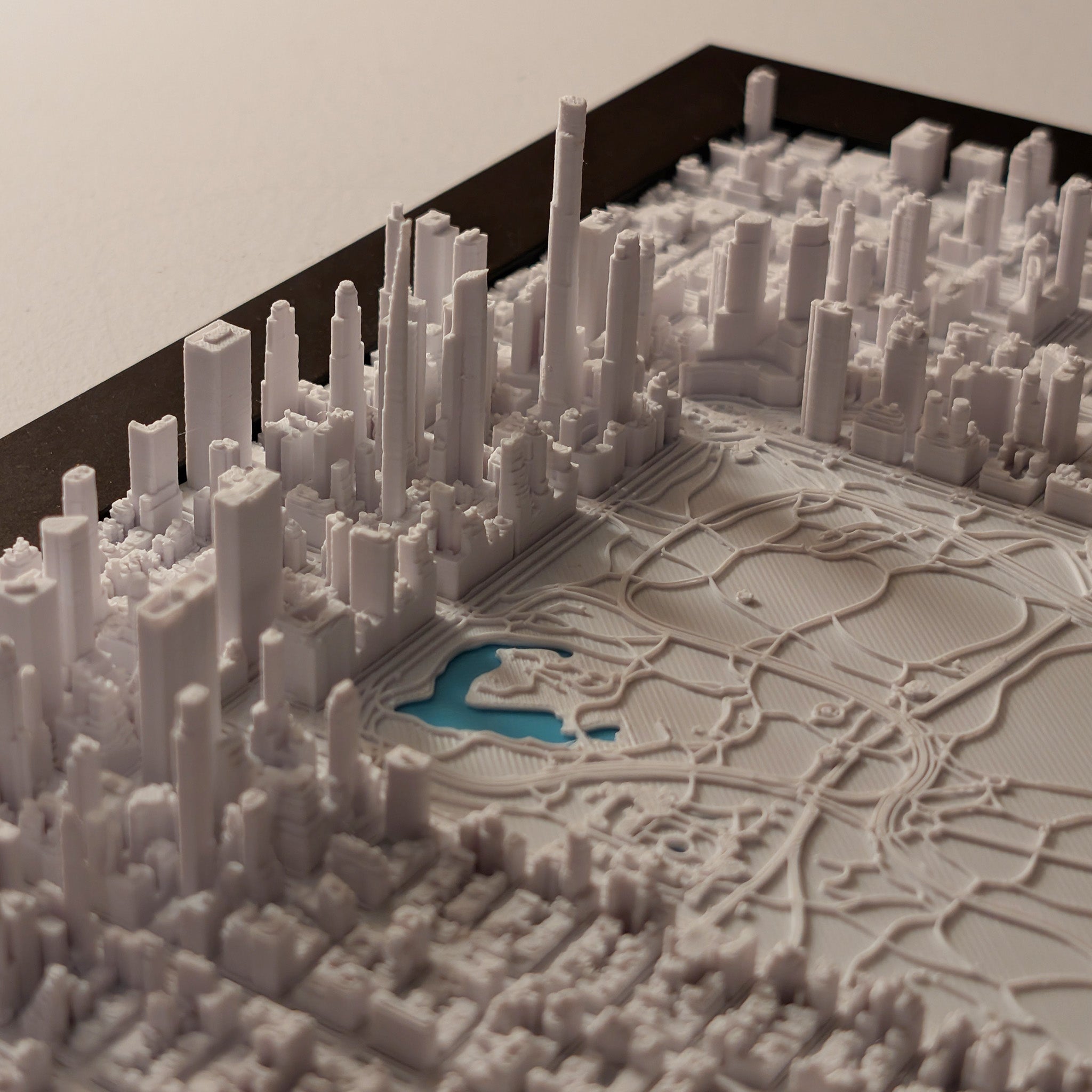 NYC Central Park South Half 3D Map