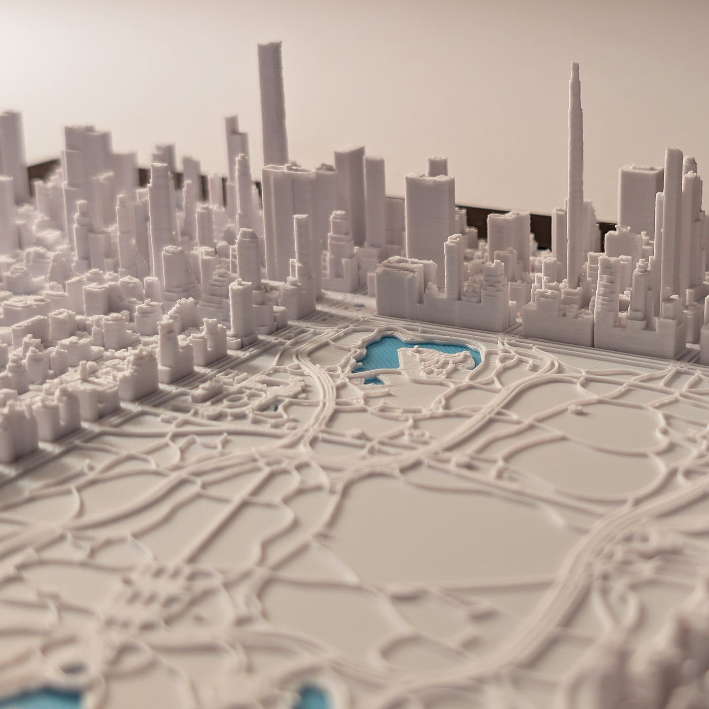 NYC Central Park South Half 3D Map