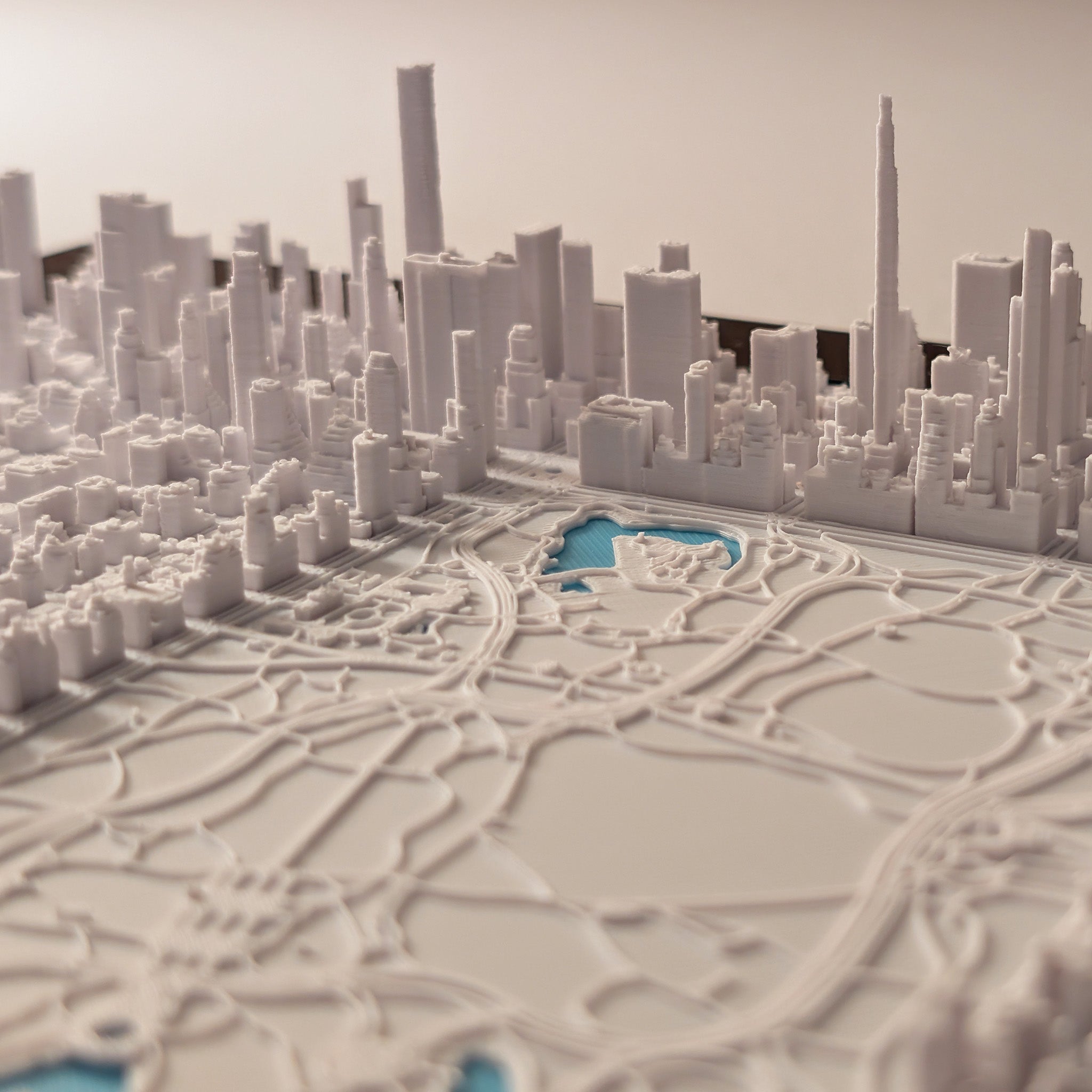 NYC Central Park South Half 3D Map