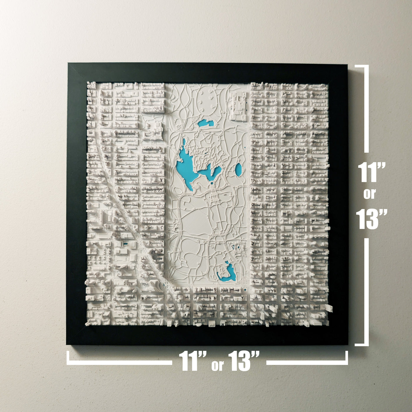 NYC Central Park South Half 3D Map