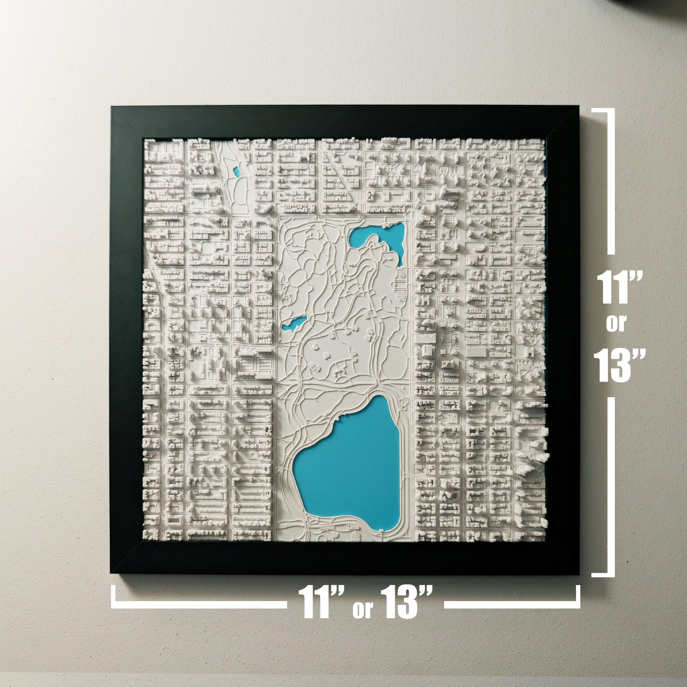 NYC Central Park North Half 3D Map