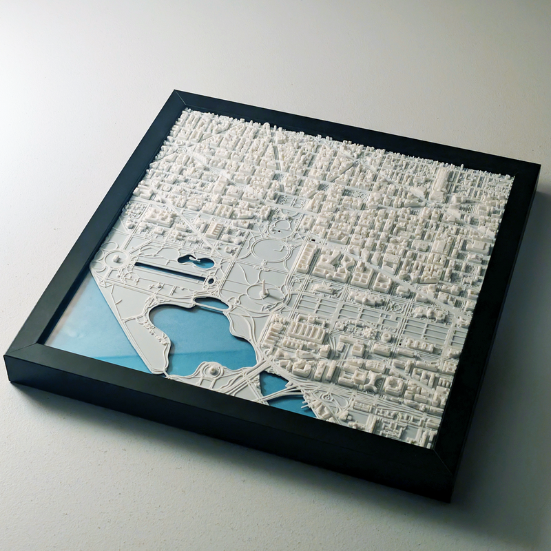 Washington DC 3D Map – Premium Edition