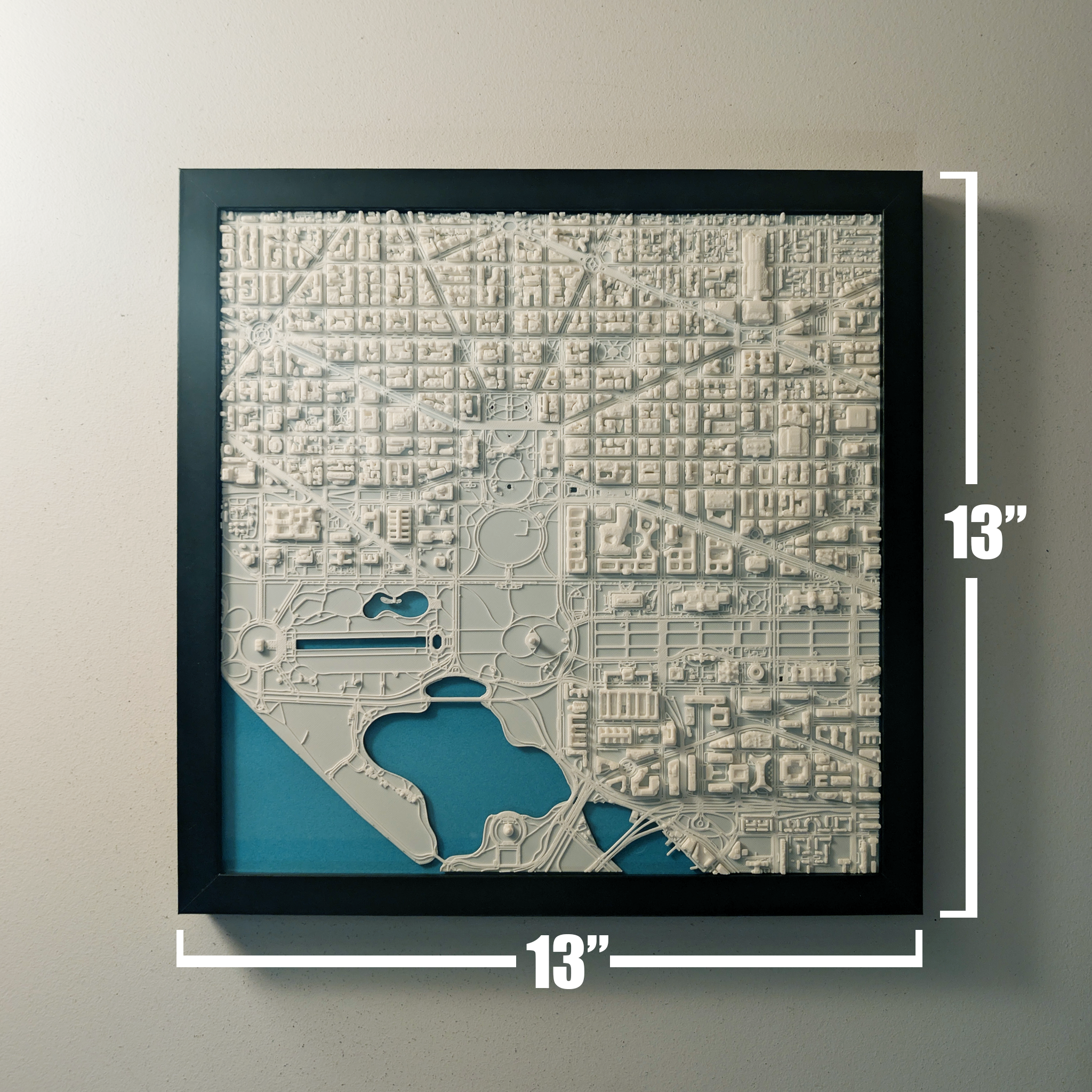 Washington DC 3D Map – Premium Edition