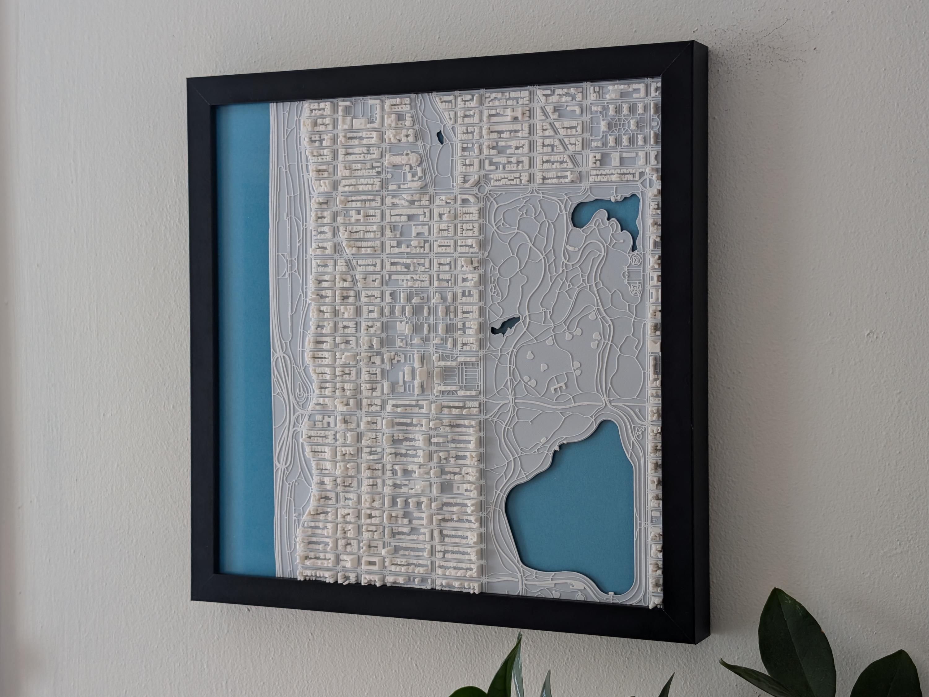 NYC Upper West Side North Half 3D Map