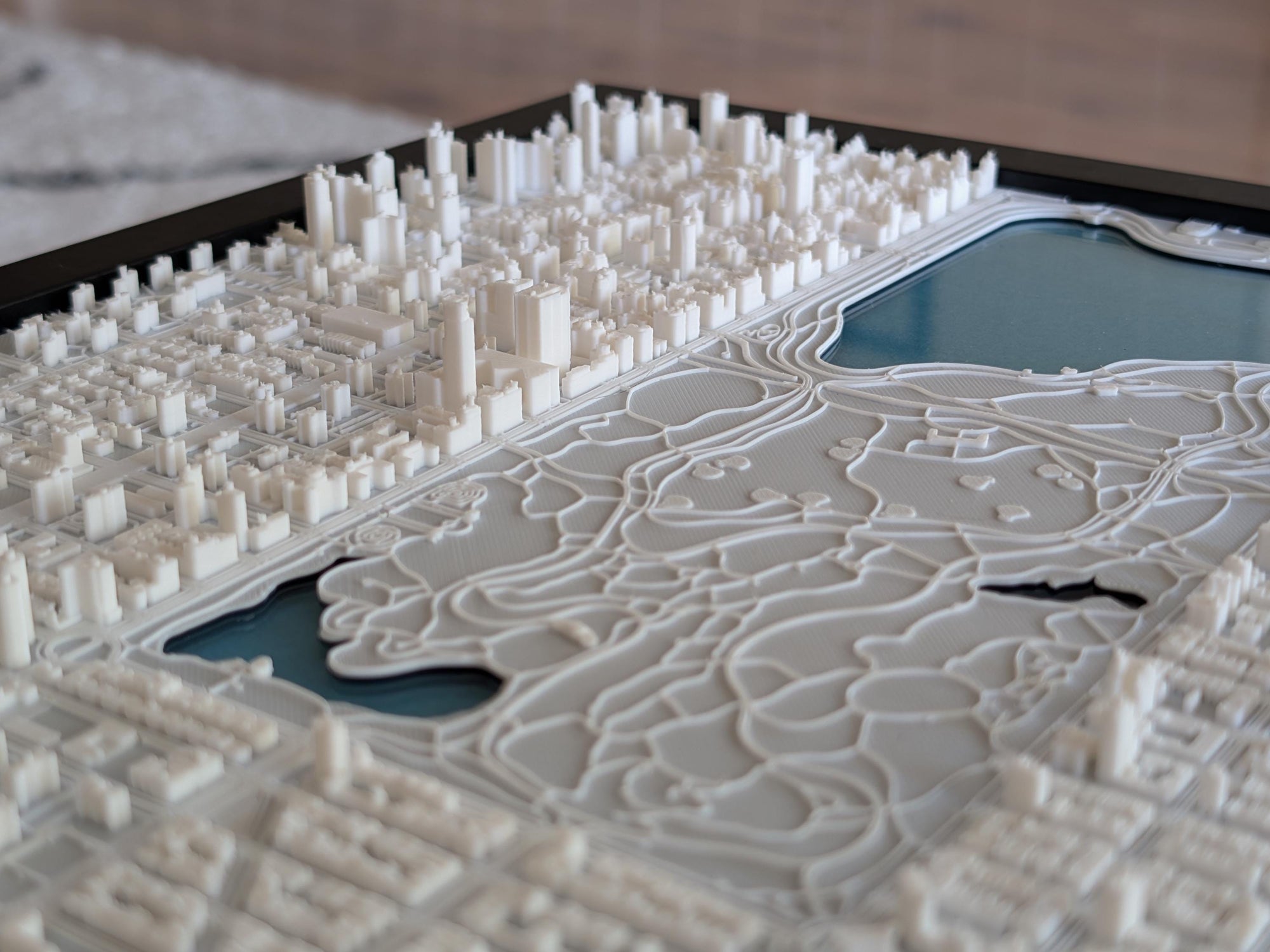 NYC Central Park North Half 3D Map