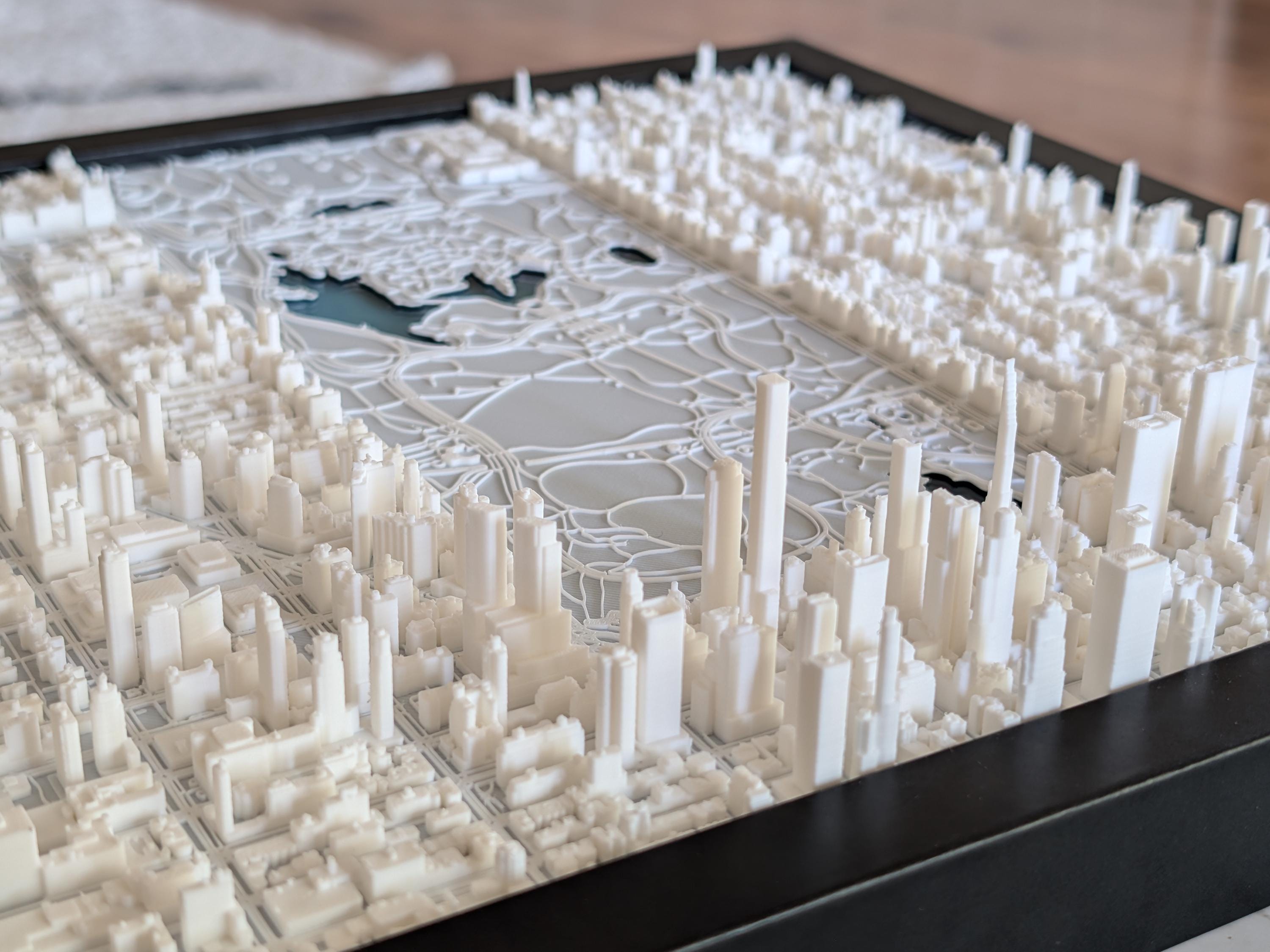 NYC Central Park South Half 3D Map - Premium Edition