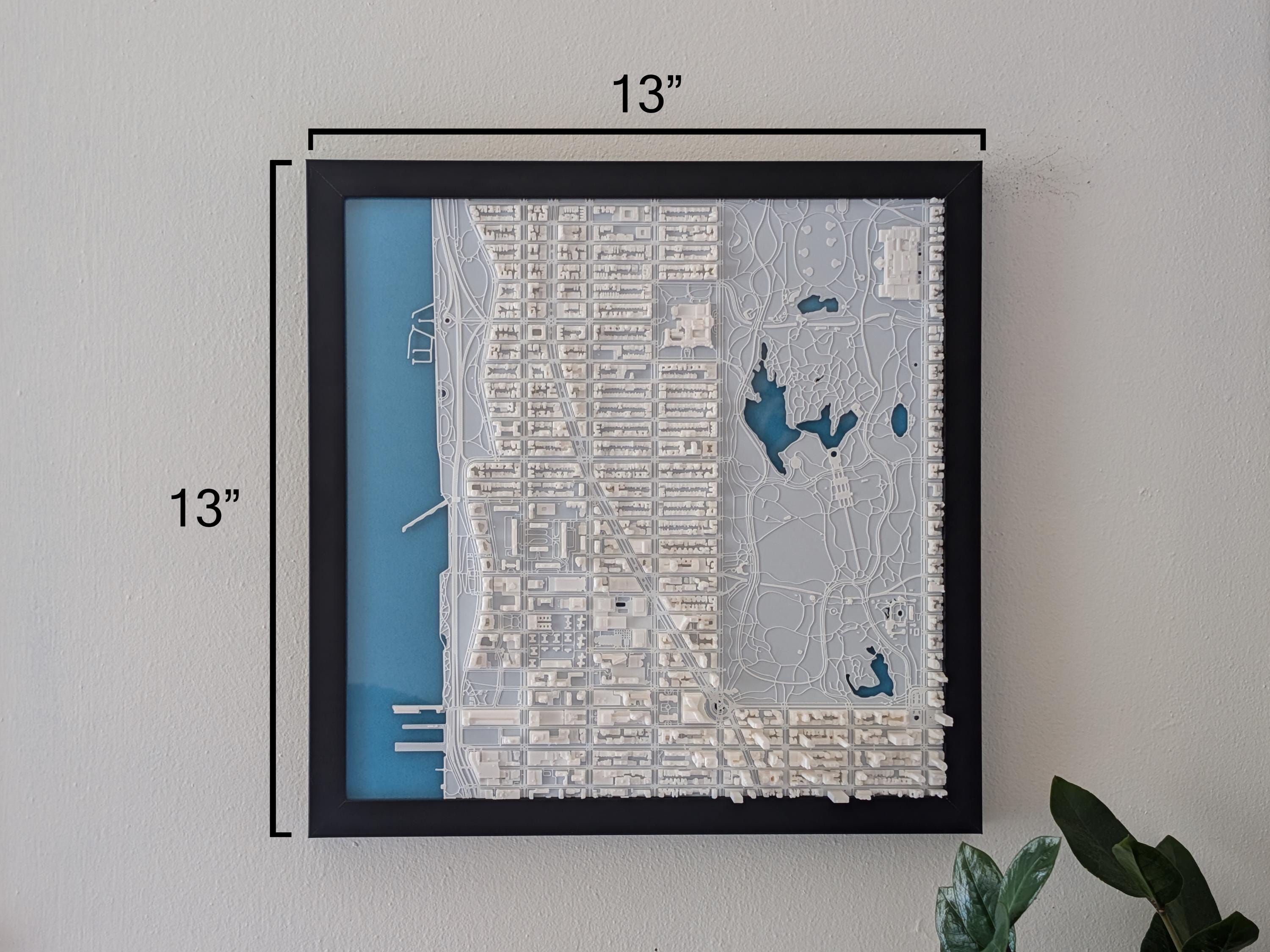 NYC Upper West Side South Half 3D Map
