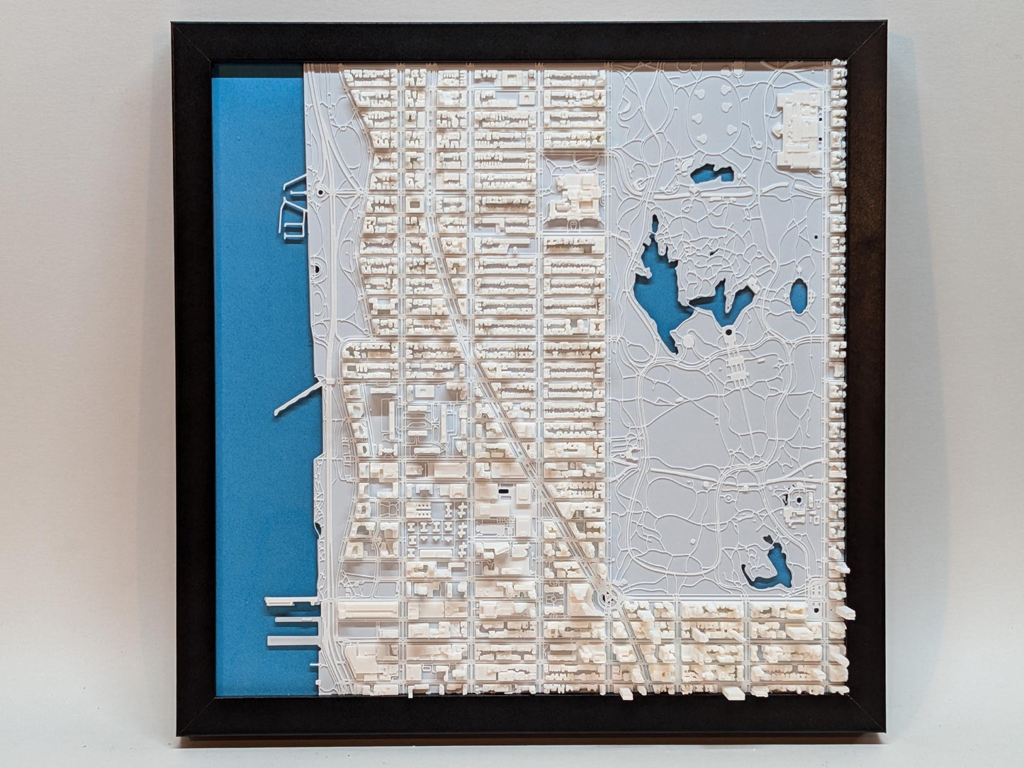 NYC Upper West Side South Half 3D Map