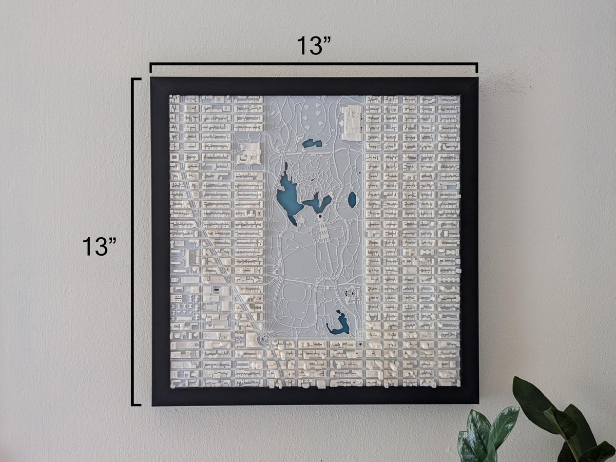 NYC Central Park South Half 3D Map