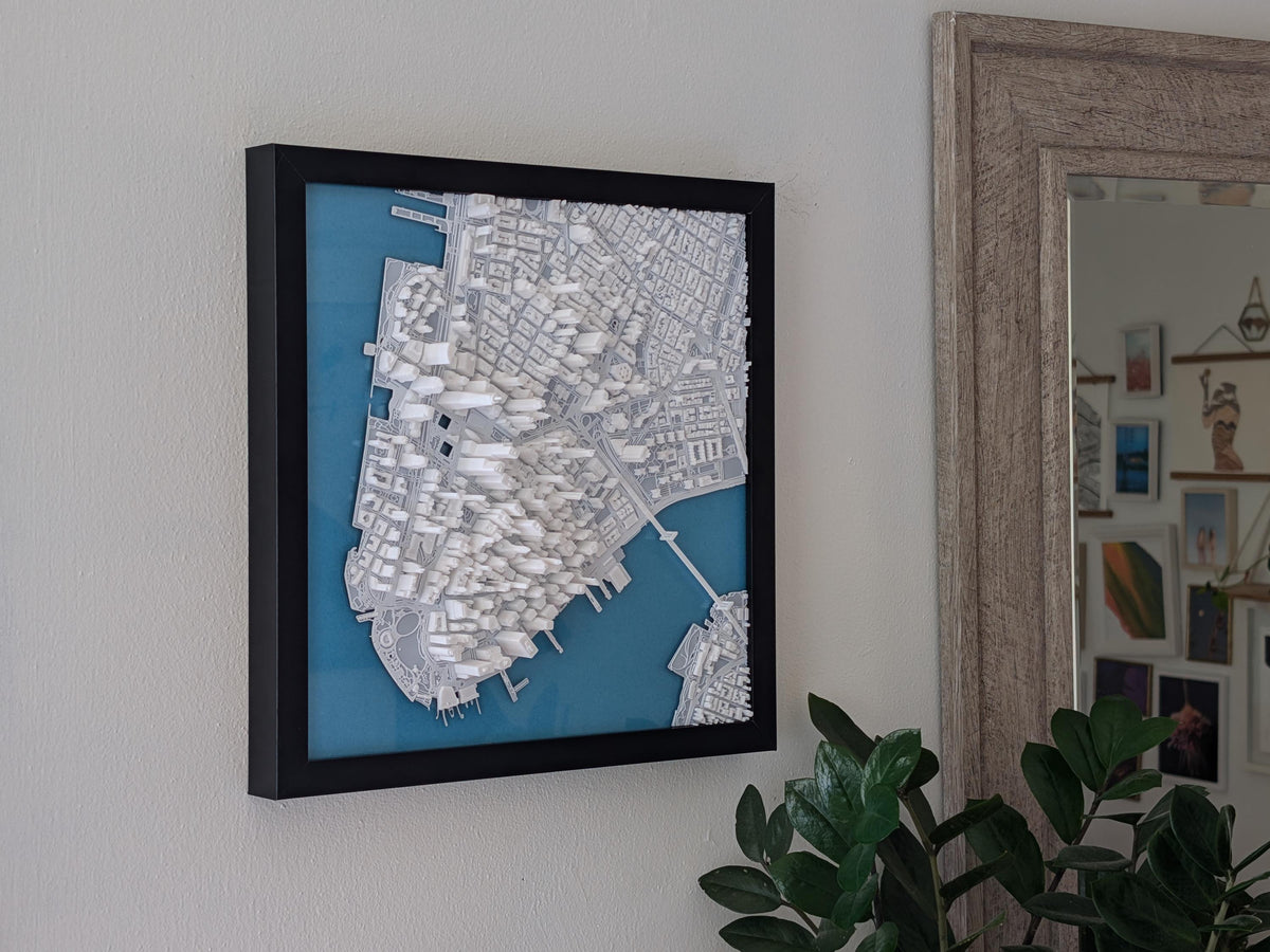 NYC Lower Manhattan 3D Map
